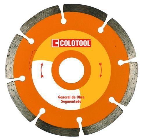 Disco COLOTOOL, Diamante, Corte General en obra